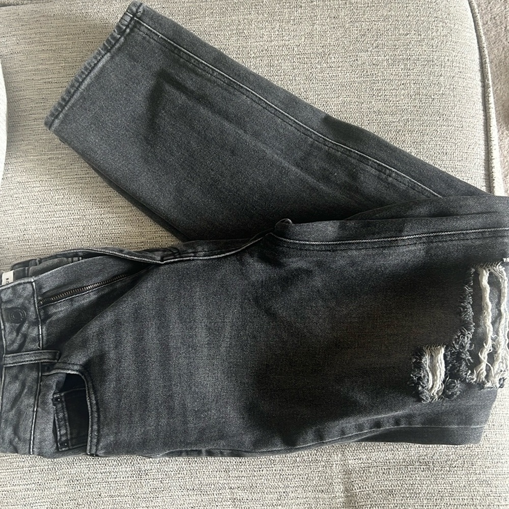 PacSun Ripped Straight Leg Jeans